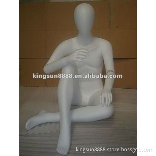 Sitting man body form manikin male model